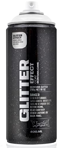 Montana Glitter Gold Spray Paint, Dusty Gold All Purpose Spray Paint for Metal, Wood, Plastic, Glass, Professional Quality Fantastic Finish 495076 400ml