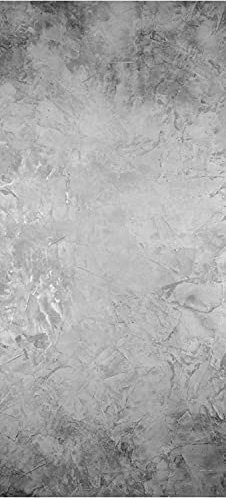 wandmotiv24 Türtapete Grauer Putz, Wohnwand, graue Wand 100 x 200cm (B x H) - Selbstklebende Strukturtapete Sticker für Türen, Türfolie, Aufkleber, M1231