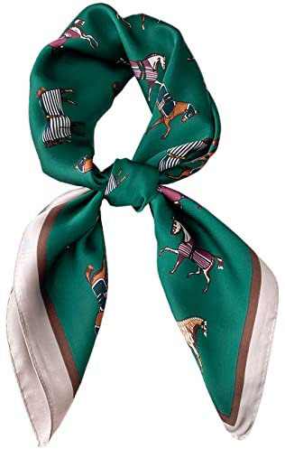 prinfantasy Damen Bandana Halstuch Seidentuch Drucken Tuch Schal Kopftuch Seide Multifunktion Unisex Biker M070070