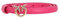 Pinko Damen Love Berry H1 Belt Kalbsleder Seide Gürtel, N17q_pink Antique Gold, L