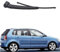 Heckwischerarm Heckscheibenwischer für Polo MK 4 9N 3 2002-2009, Hinterer Scheibenwischerarm und Blatt Set Gummi Reinigungsfenster Ersatzteile