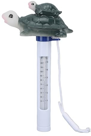 Thermomètre De Piscine Flottant – Thermomètre De Piscine étanche En Forme De Tortue D'eau De Dessin Animé Pour Spas Intérieurs Et Extérieurs