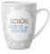 Kaffeetasse Kaffee Tee Tasse Becher 250 ml Thema Gute Gedanken (Schön, dass es dich gibt)