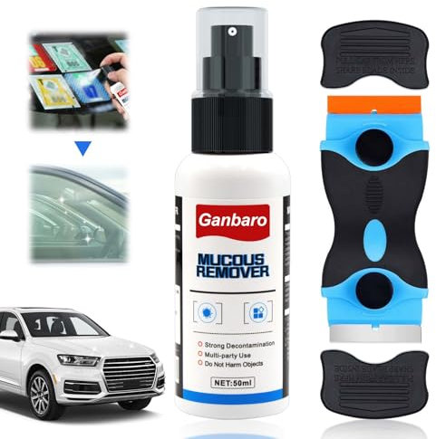 Ganbaro Adhesive Remover, 50ml Sticky Stuff Remover, Sticky Label Remover, Label Remover Spray, Remover Labels and Grease Removal & Glue Removal Solvent