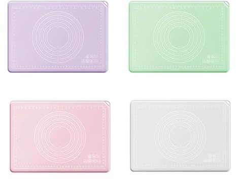 SHBHWS Tappetino per Impastare 1 Pezzo di Cottura in Silicone, Tappetino Antiaderente for Pizza, Pasticceria, Pasta for impastare, Foglio di Utensili da Cucina per Biscotti, Pane(Green,60x80cm)