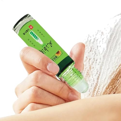 2 Stück Pfefferminzöl Roll Pfefferminze Rolle Auf Pfefferminzöl Lindernd Bei Kopfschmerzen Roll-, 12ml Peppermint Touch Oil Roll Für Migräne Gegen Schläfriges Fahren