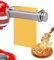 NEWSETS Pasta Roller Attachment for KitchenAid Stand Mixer, Stainless Steel Pasta Maker for Pasta, Ravioli, Noodle Dough Sheet Roller with 8 Adjustable Thickness Knob