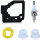 Mtanlo Filtres à Air pour Honda 17211-Z0H-800 GX25 FG110 pour Honda GX25 GX25N GX25NT FG110 FG110K1 Motoculteurs Filtres à Air avec CMR6H Bougie d'Allumage Bulles d'Huile Tuyau d'Huile