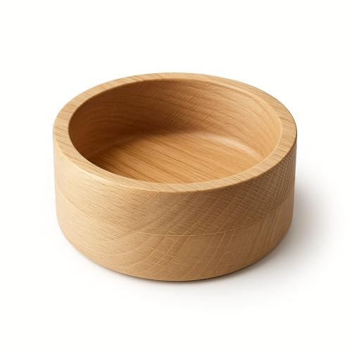 EKFJAELL dekorative Holzschale 10x4 cm aus Eiche, perfekt zum Servieren, Dekorieren und Präsentieren - Snackschale Holz, Schlüsselschale, Bowl Schüssel, Dekoschale