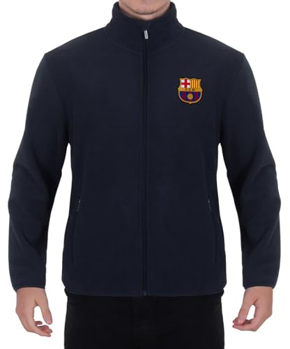 FC Barcelona Men's Official Full Zip Fleece Jacket