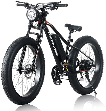 26''x4'' Electric Bike for Adults LSLIKE-Fat Tyre Ebike with 36V 10.4Ah Battery, 250W Motor, 21-Speed Gears, 3 Riding Modes, LCD Display, Front Suspension, 85% Assembled – Retro Style City E-Bike