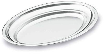 Lacor - 62830 - Fuente Oval Inox. 30cm