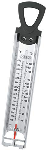 Judge Deep Fry Thermometer in Stainless Steel Case, Centigrade 40° to 200°C, Reverse Clip