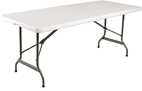 Bolero rechteckiger Klapptisch weiß 183cm