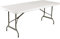 Bolero rechteckiger Klapptisch weiß 183cm