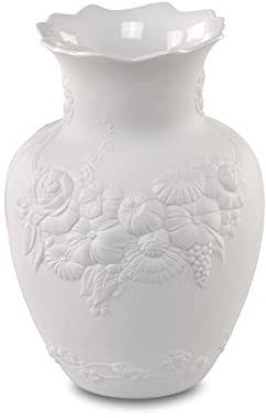 Kaiser Porzellan 14-000-56-6 Flora Vase, Porzellan, Weiß, 16,5cm