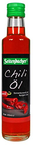 Seitenbacher Bio Chili Gewürz Öl I Erstpressung I kaltgepresst I nativ I (2x250 ml)