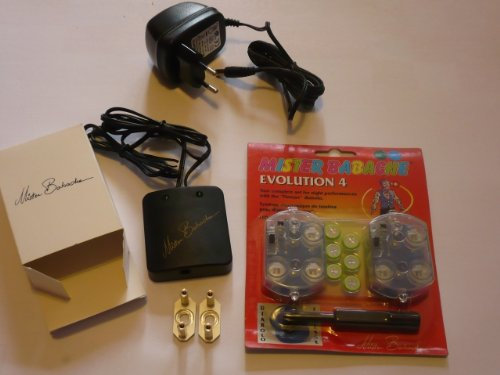 LED SET Mister Babache Evolution Kit Light COLOUR CHANGE + Ladegeräte + UNIVERSALADAPTER (für Circus Diabolos u.a.)