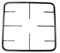 Hotpoint HUL61K HUL61P HUL61X Cooker Hob Pan Support Stand Frame