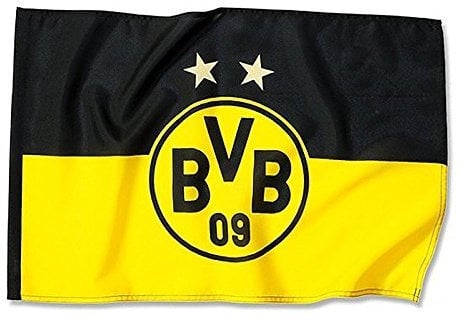 Hissfahne 2 Sterne 150x100 cm Borussia Dortmund Fahne Flagge BVB 09