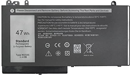 7XINbox 11,4V 47WH NGGX5 N53VI6 5TFCY 954DF JY8D6 JY8DF NCVW8 RDRH9 XKWC7 XWDK1 05TFCY 0JY8D6 0PYWG 0RDRH9 0RYXXH 0VVXTW Laptop Akku kompatibel mit Dell Latitude E5250 E5270 E5470 M3510 E5570 E5550