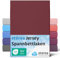 etérea Jersey Spannbettlaken 60x120cm - 70x140cm Bordeaux bis 15 cm Höhe - 100% Baumwolle Spannbetttuch Oekotex - Bed Sheets Leintuch Bettbezug - Bettlaken 60x120 cm - 70x140 cm - Weinrot