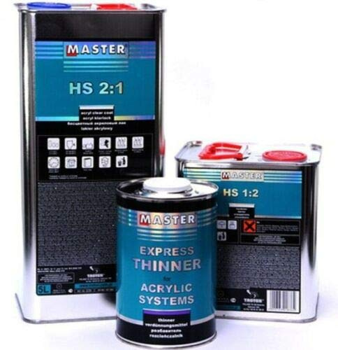 Troton 5L HS ACRYL KLARLACK Glanz 2:1 + HÄRTER Fast 2,5L + VERDÜNNER Express 1L (8,5L)