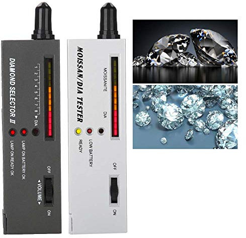 Diamant Tester Edelstein Tester Tragbar LED Audio Diamantprüfer Präzisionswerkzeug für Diamant Schmuck Selektion Anfänger Experte Professionell Hochwertig