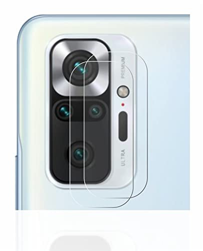 BROTECT Protector Pantalla para Xiaomi Redmi Note 10 Pro/Max (sólo Cámara) Protector Transparente (2 Unidades) Anti-Huellas