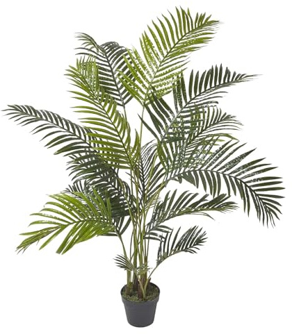 Homescapes große künstliche Areca-Palme, dekorative Kunstpalme im Topf für den Indoor-Bereich, Zimmerpalme/Kunstbaum, 160 cm