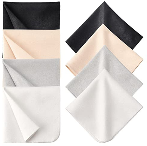 GORGECRAFT 20 Pcs Chamois Chiffon Shammy Serviette Daim Fibre Lunettes Chiffon de Nettoyage Absorbant Séchage Rapide Naturel Chamois Chiffon de Lavage de Voiture pour Pot Jante Lissage Poterie