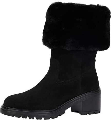 Geox D Damiana, Stivale Alto al Ginocchio Donna, Black, 37 EU