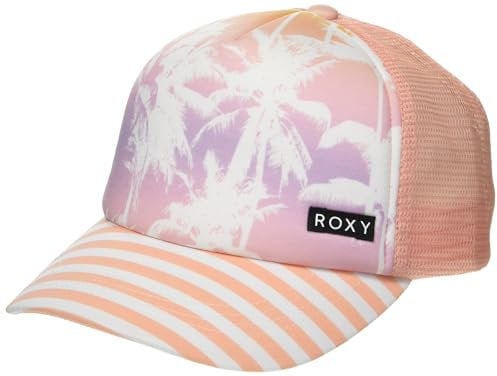 Roxy Mädchen Honey Coconut Trucker Hat Hut, Peach Bud Lahaina Light Exc, Einheitsgröße