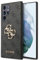 Guess GUHCS24L4GMGGR Hülle für S24 Ultra S928 Schwarz hardcase 4G Big Metal Logo