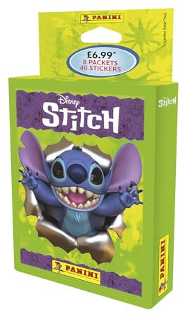 PANINI Stitch Blister 8 Pochettes, Caricature, 004887KBF8