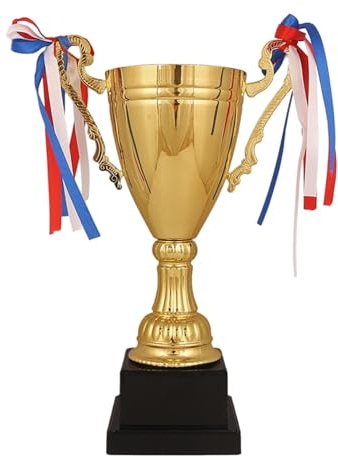 Dickly Winner Trophies, Large Gold Trophy Cup,Metal Golden Trophy Cup for Sports Championships Soccer Football League Match, 45cm