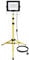PICAA Tripod Stand LED Work Light, Single head 100W Floodlight, for Job Site Lighting, 10V 240V Flexible Portable Outdoor Indoor worklight for Workshop, Garage, Construction, Basement, IP65 6000K