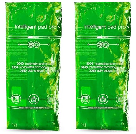 2x XXL Kühlpads - Kalt Warm Kompressen grün, Groß - Wärmekissen & Kühlpacks - Gel Kühlkissen - für Prellungen, Schmerzen - Coolpack - MADE IN GERMANY (2x Grün)