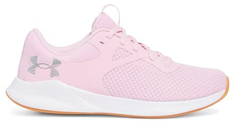 Under Armour Women's Ua W Charged Aurora 2 Cross Trainer, Prime Pink White Metallic Silver, 42.5 EU