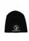 SCHIETWETTER Accessoire Kinder Mütze, Leichte Beanie, Übergangsmütze, dünne Kopfbedeckung, Logo-Print, stretch, warm, einfarbig black-white 52