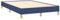 vidaXL Cadre de lit sans Matelas Bleu 120x190 cm Tissu