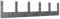 Keyroto Gabionen Gabionenkörbe Gabionenwand Gabionen Säule Gabionenkorb U-Form mit 6 Säulen Eisen 620x20x150 cm