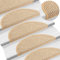 CINDERFUL Treppenmatten Selbstklebend Sisal 15 STK. 65x21x4 cm Hellbeige, Haushaltsbedarf, Stufenteppiche
