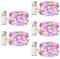 btfarm 5 Stück LED Lichterkette Batterie mit Timer, 2M 20 LED Micro Silberdraht Lichterkette Innen Batteriebetrieben für Party Weihnachten Hochzeit Halloween Innen Deko, Bunt