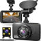 Retoo Dashcam Auto Autokamera Unterstützt Karte MicroSD Parküberwachung Bewegungserkennung Parkmonitor Mikrofon und Lautsprecher USB- und HDMI-Schnittstelle Schwarz