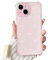NITITOP Compatible with iPhone 13/14 Case Clear Cute Pink Bow Bowknot Ribbon Pattern with Four Corners for Women Girls Cutely Soft TPU Shock-absorbing Protective Cover - Pink