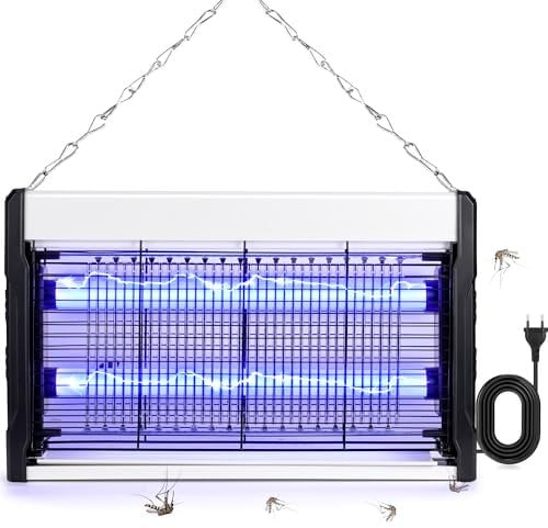 Eléctrico Mata Mosquitos, Mata Moscas,Asesino Silencioso para Uso Residencial y Comercial,Para Casa, Oficina