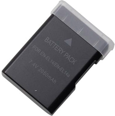 KWTOUL EN-EL14 EN-EL14a Batterie Compatible avec D3100 D3200 D3300 D3400 D3500 D5100 D5200 D5300 D5500 D5600 DF Coolpix P7000 P7100 P7700 P7800 (2050AMH)