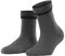 FALKE Stoppersocken Cuddle Pads W Hp Baumwolle Wolle rutschhemmende Noppen 1 Paar, Grau Flanell 3210, 35-38