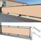 Recinzione Copertura per Balcone 90 x 340 cm Frangivento Balcone Privacy e Ombra Garantita, Telo Ringhiera Frangivisto con Funi e Fascette, per Balcone/Terrazza, Color Crema